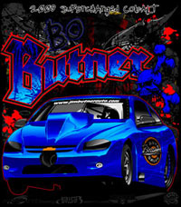 Bo Butner Competition Drag Racing T Shirt