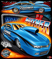 NEW!! Bo Butner Pro Camaro Drag Racing Custom T Shirts