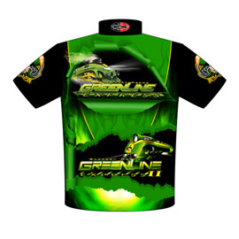 NEW!! Boerson Pro Stock 10,000lb Tractor Pulling Crew Shirts Back View