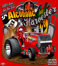 S Metzger Alcoholic Harvester Super Stock Tractor Pulling Champion T Shirts