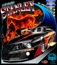 NEW !! Cheyenne Stanley Top Sportsman Drag Racing T Shirts