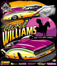 George Williams Nitrous Outlaw Camaro Pro Mod Drag Racing T Shirts
