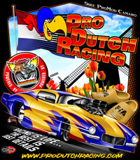 NEW !! J Roosten Pro Dutch Racing 5 Second Camaro Pro Mod Drag Racing T Shirts Custom Theme