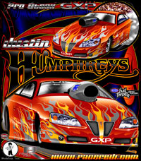Justin Humphreys NHRA Pro Stock GXP Drag Racing T Shirts