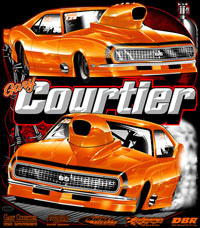 Gary Courtier Nitrous Outlaw Camaro Pro Mod Drag Racing T Shirts