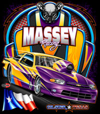 NEW!! Massey Racing Pro Modified Cavalier Drag Racing T Shirts