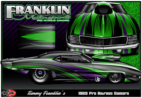 Tommy Franklin Pro Modified Camaro Rendering