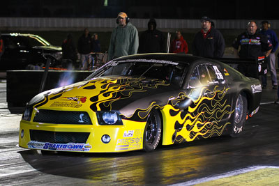 Danny Lowry Pro Extreme Mustang Rendering On The Track 2012 Raceway Park