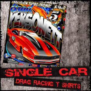 Single Car Custom Drag Racing T Shirts Gallery