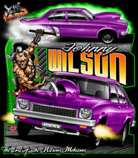 NEW !! Johnny Wilson Australian Pro Street Drag Racing T Shirts
