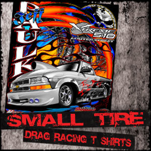 Small Tire, Outlaw 10.5, Drag Radial, X275 Racing T Shirts