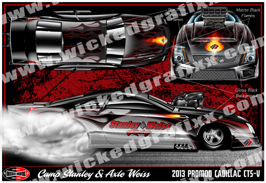 Stanley & Weiss Cadillac CTSV Pro Mod PDRA Pro Extreme Paint Rendering