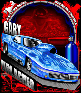 Gary Urlacher Corvette Pro Mod Drag Racing Shirts
