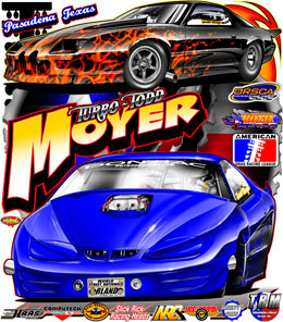 Kathaleen Moyer | Todd Moyer ADRL XTF 63 Corvette, 04 Cavalier Racing T Shirts