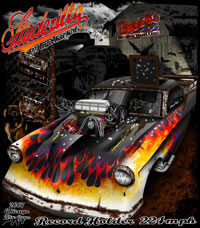 Chuck Weck Supercharged Studebaker Pro Mod Classic Drag Racing T Shirts