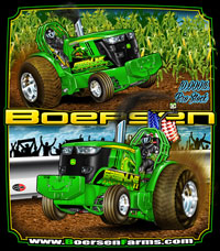 Boerson Pro Stock 10,000lb Tractor Pulling T Shirts
